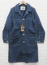 7T6582/未使用品 Dapper's Lot1378 Classical Standard Engineers Coat ダッパーズ ウォバッシュストライプ クラシックスタンダードエンジ_画像2