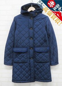 3J3173/マッキントッシュ フーデッドキルティングボアコート 英国製 レディース MACKINTOSH