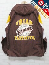 7T8491/Mitchell&Ness MLB サンディエゴ パドレス アノラックパーカー ミッチェルネス ジャケット_画像1