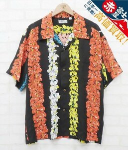 7T7893【クリックポスト対応】SUNSURF FLORAL CHAIN 半袖レーヨンアロハシャツSS38579 サンサーフ フローラルチェーン