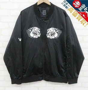 7T8460/RVCA×CARLSON GRACIE ボンバージャケット ルーカ カールソングレイシー