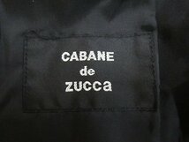 3J3036/CABANE de ZUCCA ウール混チェスターコート カバンドズッカ_画像5