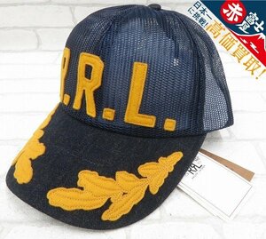 1H6546/未使用品 RRL ロゴ メッシュトラッカーキャップ ダブルアールエル