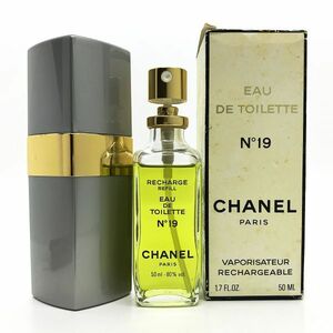 CHANEL シャネル No.19 EDT 50ml ☆残量たっぷり9割　送料350円