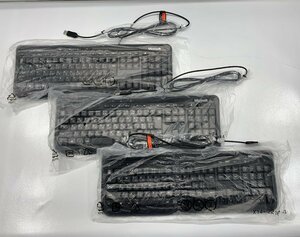 【未検査品】Microsoft Wired Keyboard APB-00032 USB接続キーボード 3個セット [Etc]