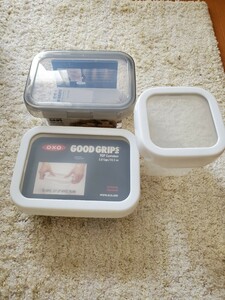 OXO ３個セット ロックトップコンテナ３種類 オクソー ／ 売切り