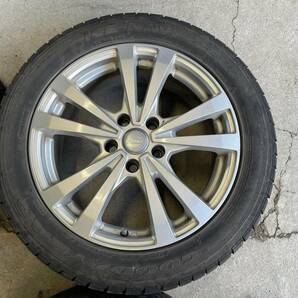 Brade カローラクロス着用 冬タイヤアルミ4本セットGOODYEAR ICE NAVI ZEA2 215/55R17PCD114.3 5穴 オフセット40必ず説明欄お読みくださいの画像5