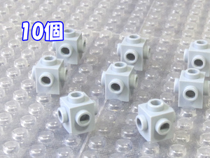 ◆レゴ∥LEGO【全側面スタッド1x1ブロック/灰色 10個】#4733 [R87679]