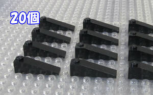 ◆レゴ∥LEGO【18度4x1スロープ/黒 20個】#60477◆正規品 [R87621]