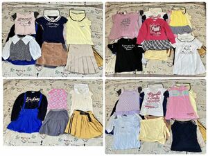 ★おまとめ23.着セット★可愛い女児服　盛りだくさん★140.150.160★検）RONI・ジェニイ・ALGY・メゾピアノ・アースマジック