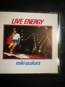 1212　Yahoo!フリマ出品　麻倉未稀　美品　LIVE ENERGY　匿名迅速発送　曲目画像掲載　送料無料