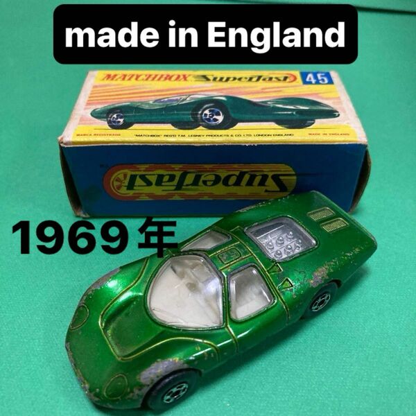 マッチボックス45 フォードグロアップ　MATCHBOX FORD GROUP6 箱付　ミニカー