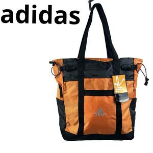 新品未使用 adidas アディダス ナイロントートバッグ 15L オレンジ