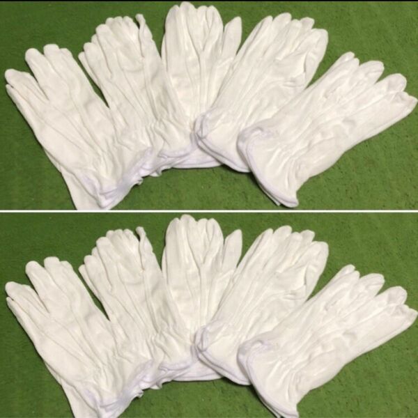 【ドライビング グローブ】Lサイズ　手袋 白手袋 10セット 送料無料