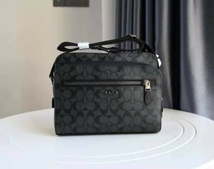 コーチ バッグ メンズ 全品ポイント2倍 COACH ショルダーバッグ シグネチャー ウエスト カメラ バッグ 91485 ボディバッグ 斜めかけバッグ