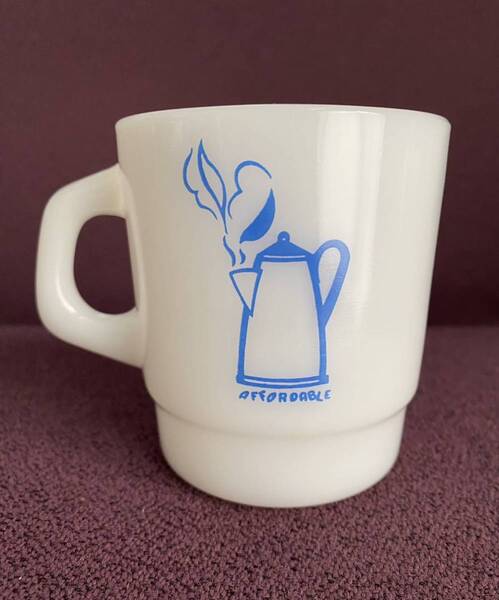 ギャラクシー コーヒーポット スタッキングマグ ミルクガラス マグカップ マグ 母の日 mother, put the coffee pot on GALAXY