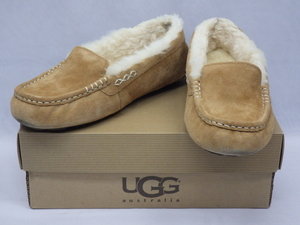 UGG アグ　ANSLEY アンスレ―　レディース　ムートン　モカシン スリッポン　シューズ　24cm