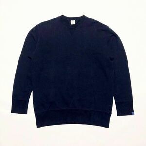 未使用/LOOPWHEELER/LW01/CREW SWEAT/MARINE(Navy)/X Large/ループウィラー/丸胴吊り編みクルースウェット/裏毛/トレーナー