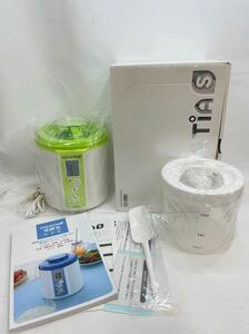 KT1213 TANICA/タニカ YOGURTIA S ヨーグルティア ヨーグルトメーカー YS-01 グリーン 1200ml 未使用保管品