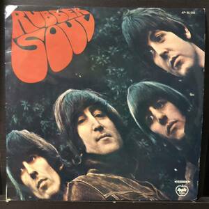 同梱歓迎 ジャンク ビートルズ 『ラバー・ソウル』Beatles Rubber Soul 国内盤 LP レコード AP-8156 黒盤 プチプチ音あり