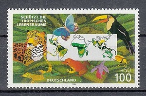 ドイツ 1996年未使用NH 環境保護/熱帯気候地域#1867
