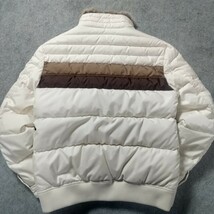 美品 バーバリーブラックレーベル ダウンジャケット コート ノバチェック ラビット ファー Mホワイトグース BURBERRYBLACKLABEL_画像5