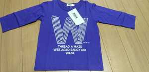 WASK 七分袖Tシャツ　110 未使用タグ付き