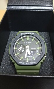 カシオ G- SHOCK GA-2110SU-3AJF ミリタリグリーン GA-2100 Gショック 展示品 美品 送料無料