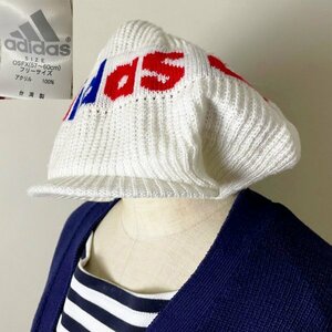 【特価　大き目サイズ 柔らかくデザイン◎】 国内正規品 アディダス adidas 117735 つば付き ニット帽 ニット キャスケット キャップ OSFX