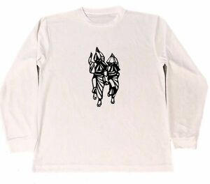 阿波踊り　切り絵　ドライ　Tシャツ　グッズ　ロングTシャツ　ロンT