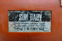 LL110 Sun サン電工 ベビーグラインダー SUN BABY 100V 1.5/1.1A 卓上 小型 ミニ 動作確認済 /60_画像2
