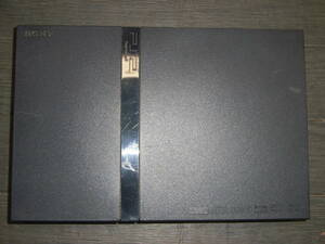 LL543 SONY PlayStation2 SCPH-70000(CB) チャコールブラック 薄型 2004年 PS2 家庭用ゲーム機 本体のみ 動作確認済/60