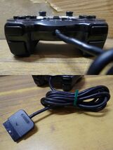 LL328 PS2用コントローラー3点[DUALSHOCK2 SCPH-10010][HORI アナログ振動パッド2 TURBO][PS2用コントローラーG ANS-GE010] 動作OK/80_画像4