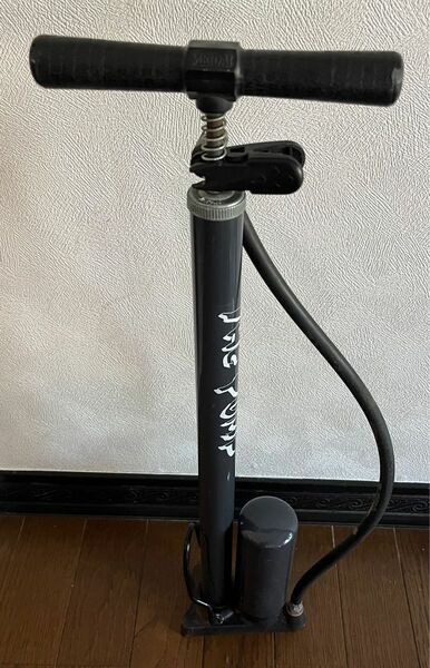 MEIDAI 自転車　空気入れ　ポンプ　レトロ　ブラック　ロゴ入り