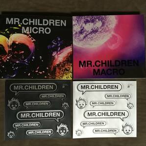 【 送料無料！!・希少なステッカー＆DVD付！2セット合計4枚！・良品です！】★ミスチル micro＆macro◇Mr.Children 2001-2005＆2005-2010★