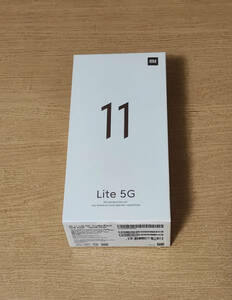 【送料無料】Xiaomi Mi 11 Lite 5G 美品 6.55インチ おサイフケータイ対応 付属品完備(未使用) 新品フィルム付き SIMフリー ブラック