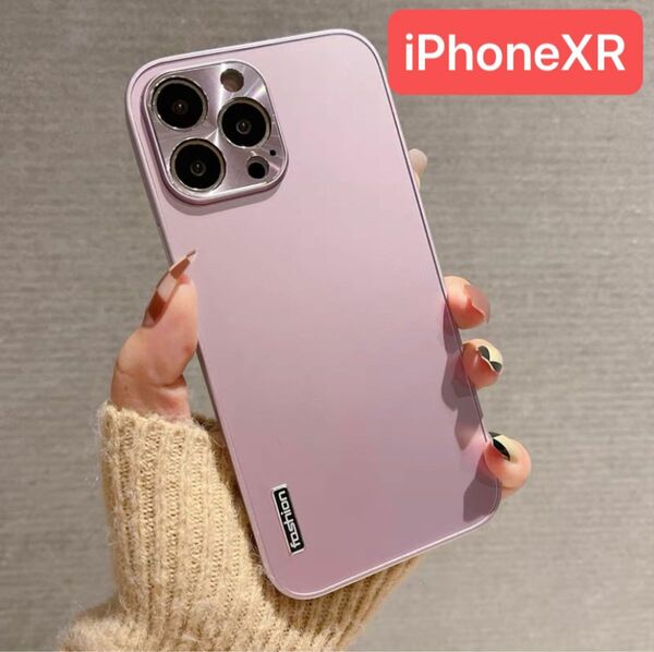 【新品未使用】iPhoneXRケース ライトピンク