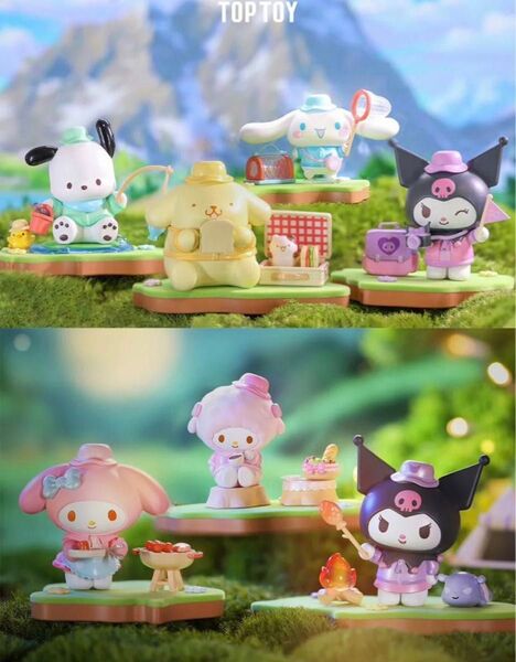 TOPTOY 海外限定 サンリオ 夏のピクニック フィギュア6個入り