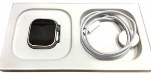 【中古・美品】Apple Watch Ultra　GPS+Cellilar 49mm チタニウム ミッドナイトオーシャンバンド　MQFK3J/A　モデルA2684　初期化済