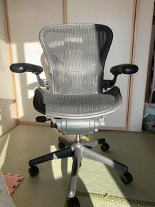 【送料無料】中古 Hermanmiller ハーマンミラー アーロンチェア クラシック Bサイズ Lite 