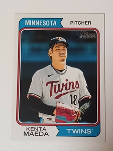 MLB 2023 TOPPS HERITAGE HIGH NUMBER 前田 健太 ベース #536 ツインズ