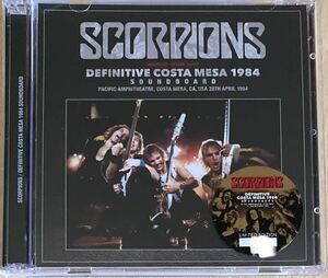 SCORPIONS - DEFINITIVE COSTA MESA 1984: SOUNDBOARD(2CD) plus Bonus DVDR