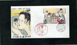 FDC・松屋木版・趣味週間・昭和58年（カシエA)・2完・東京・2種印58.4.20