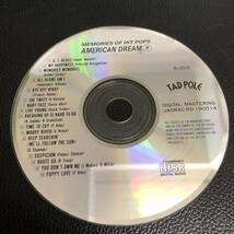 《中古》 音楽CD 「AMERICAN DREAM９：思いでのヒットポップス」 エルヴィス・プレスリーなど ケース無し 洋楽 オムニバスアルバム_画像2