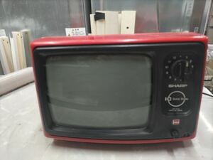 昭和レトロ 1982年 シャープ 白黒 テレビジョン受信機 10P-K1H 