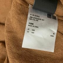 美品 UNIQLO メンズ men's 上 ユニクロ 長袖 ウールニット ニットセーター タートルネック ハイネック タートル wool wool100% ウール100%_画像5