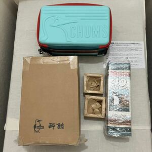 限定 新品 極美品 Chums 酔鯨 日本酒 40周年 お酒 さけ 酒 40years 純米酒 国産ひのき升セット ケース セット コラボ コラボレーション