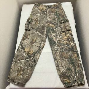 REALTREE リアルツリー XL (12-14) パンツカーゴパンツアウトドア ズボン 長ズボン キッズ kids 子供 こども BOYS カモフラ カモフラージュ