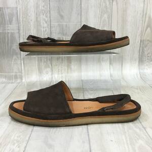 KZ1294★SINGH AND SON : JAIPUR SANDAL 2WAY DOUBLE SOLE★7★ブラウン系 定価￥19800- シンアンドサン レザーサンダル