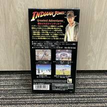 1円〜★ 未使用 SUPER FAMICOM INDIANA JONES' Greatest Adventures スーパーファミコン インディ・ジョーンズ_画像2